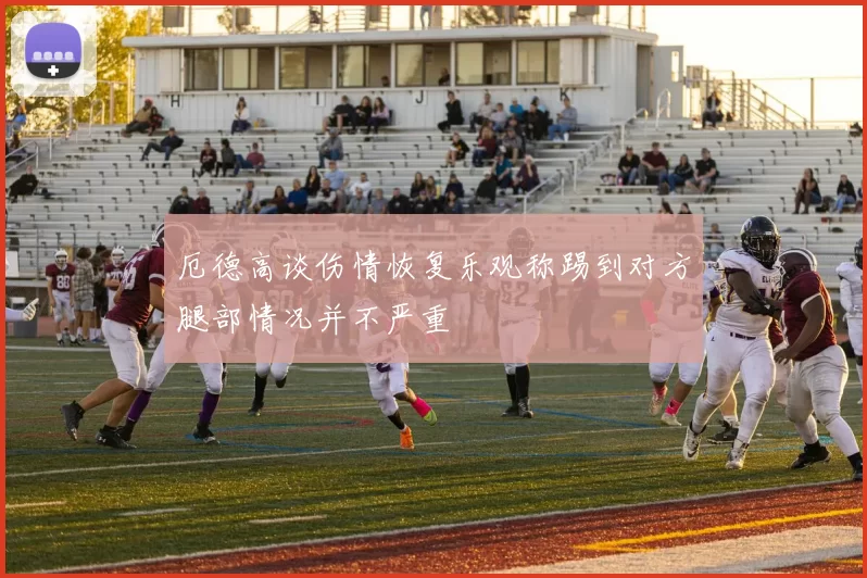 厄德高谈伤情恢复乐观称踢到对方腿部情况并不严重
